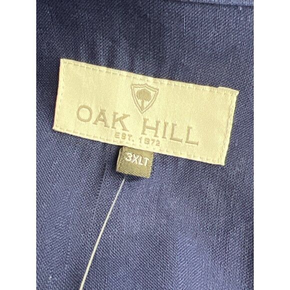 Oak Hill Men Tonal Big & Tall Short Sleeve Shirt Size 3XLT - Picture 8 of 8